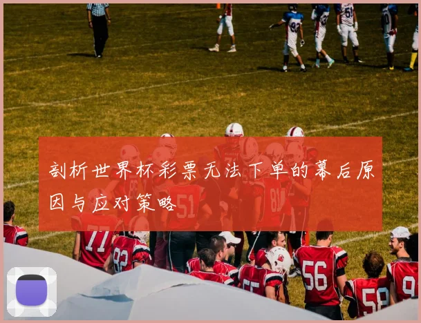 剖析世界杯彩票无法下单的幕后原因与应对策略