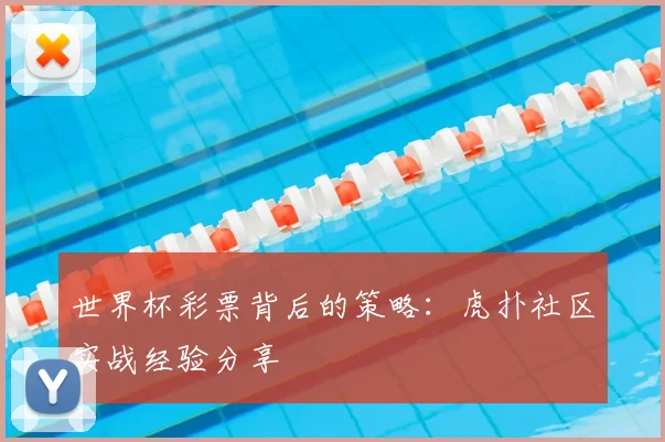 世界杯彩票背后的策略：虎扑社区实战经验分享